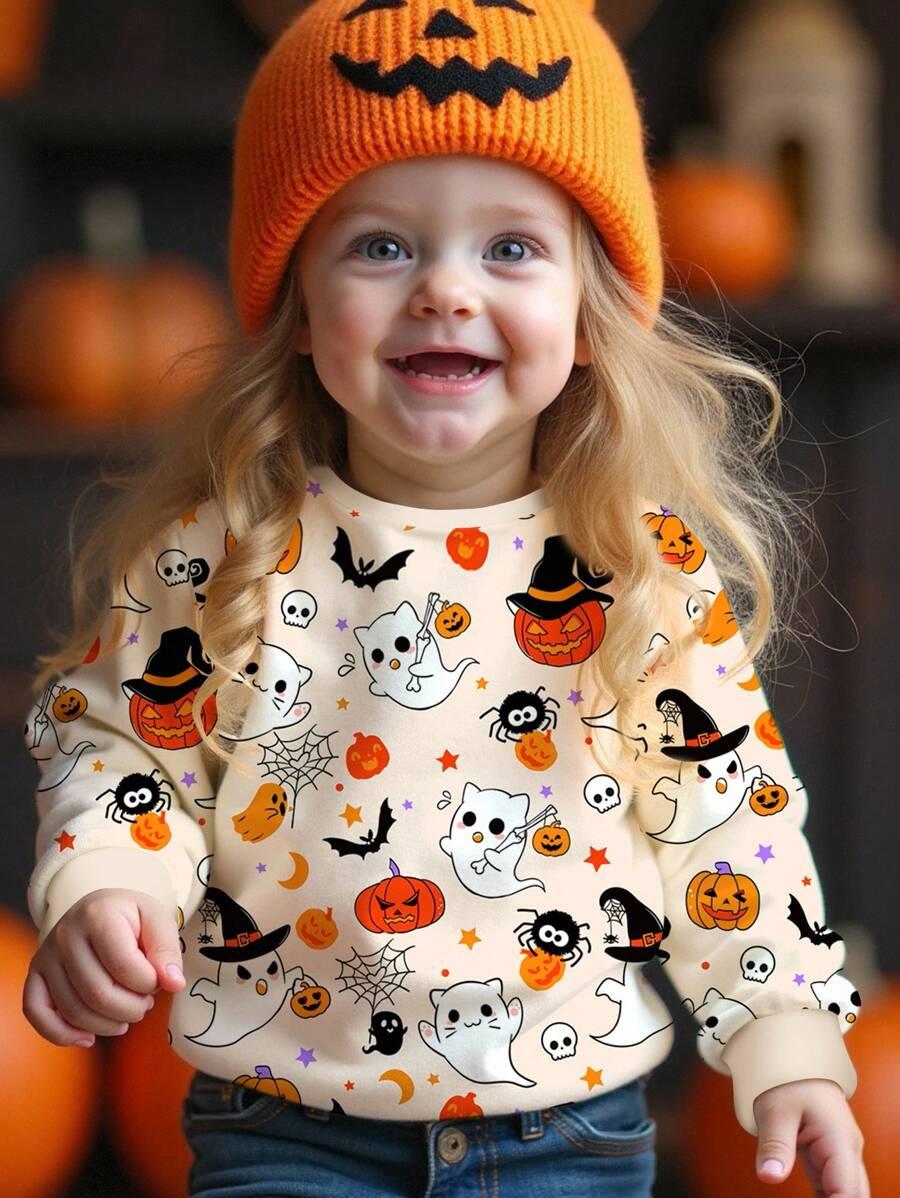 BLUZA Z NADRUKIEM HALLOWEEN