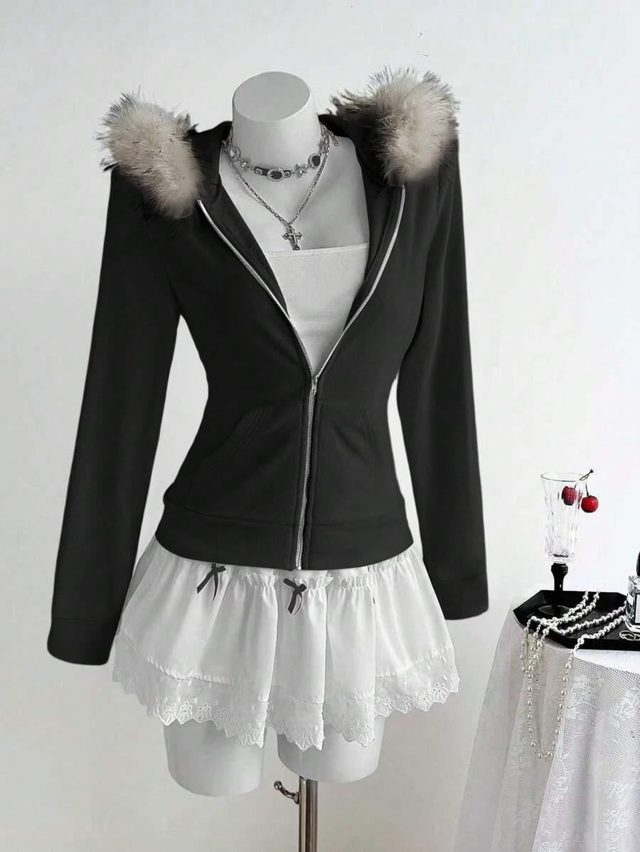 czarna bluza kaptur 