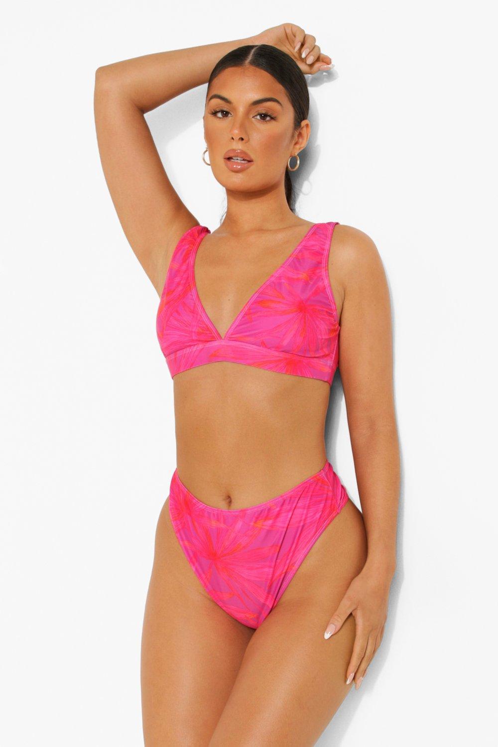 dół od bikini print 