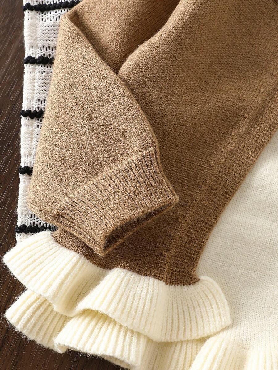 komplet sweter spodnie