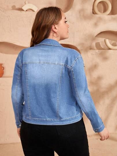 NIEBIESKA KURTKA JEANS