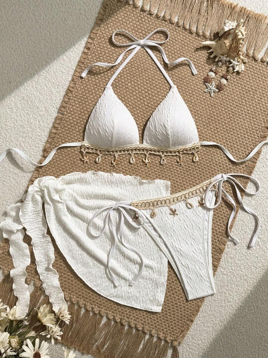 Dół od bikini sarong komplet