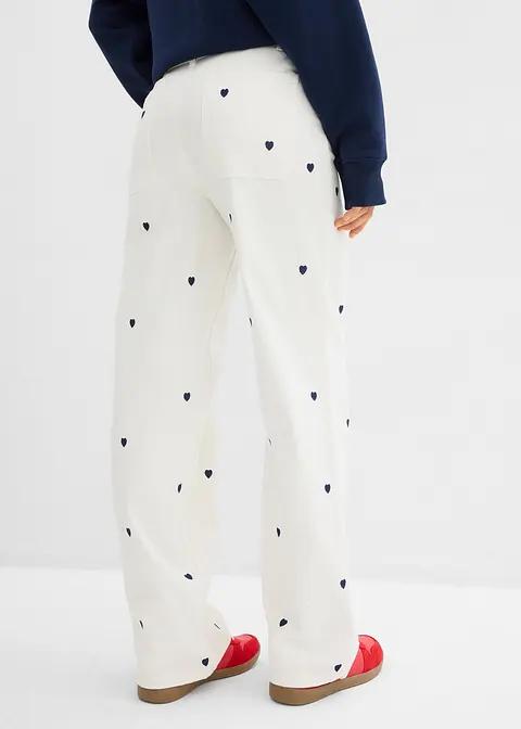 JEANSY DAMSKIE STRAIGHT LEG BAWEŁNIANE HIGH WAIST REGULAR