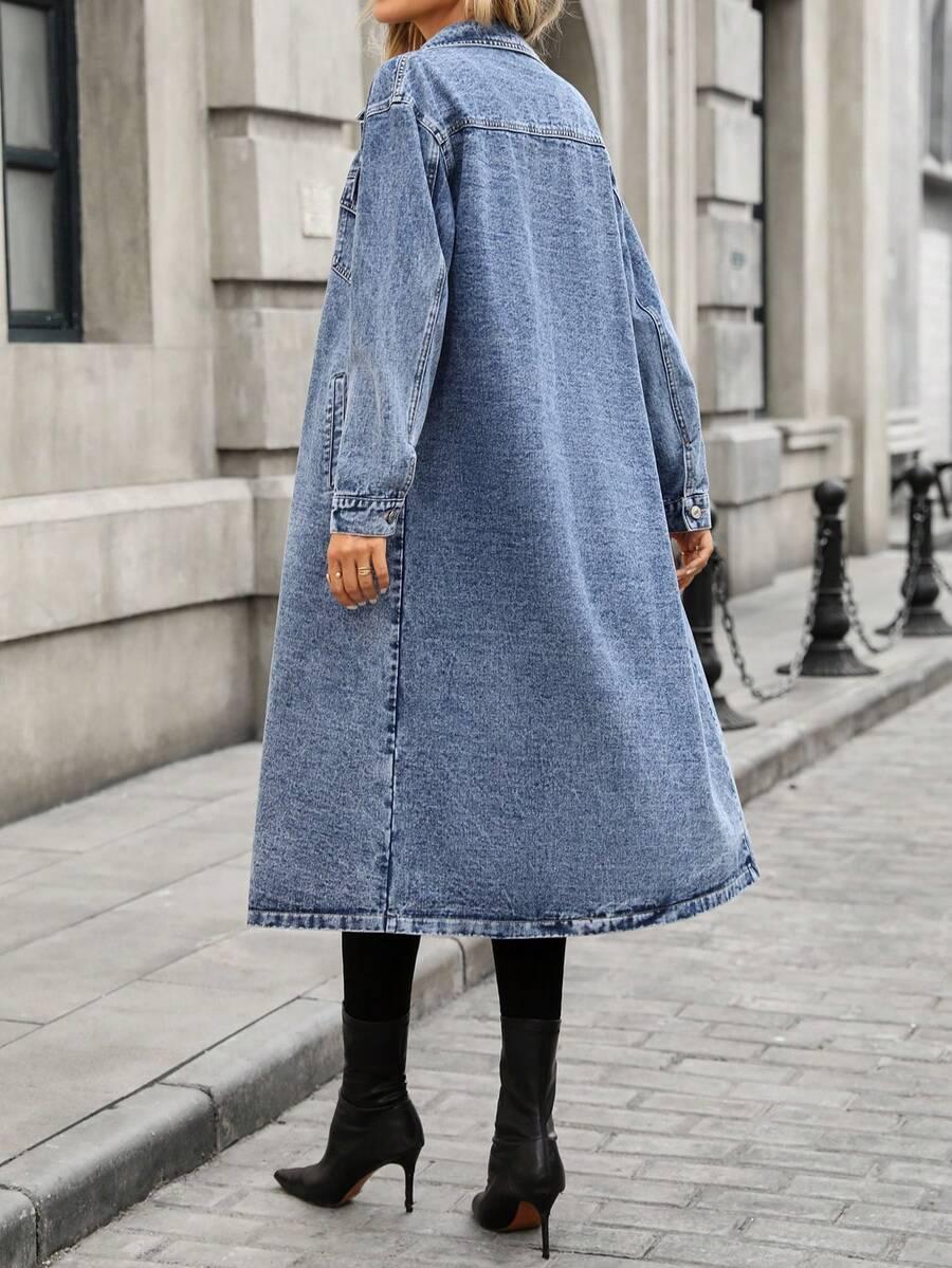 kurtka jeans guziki