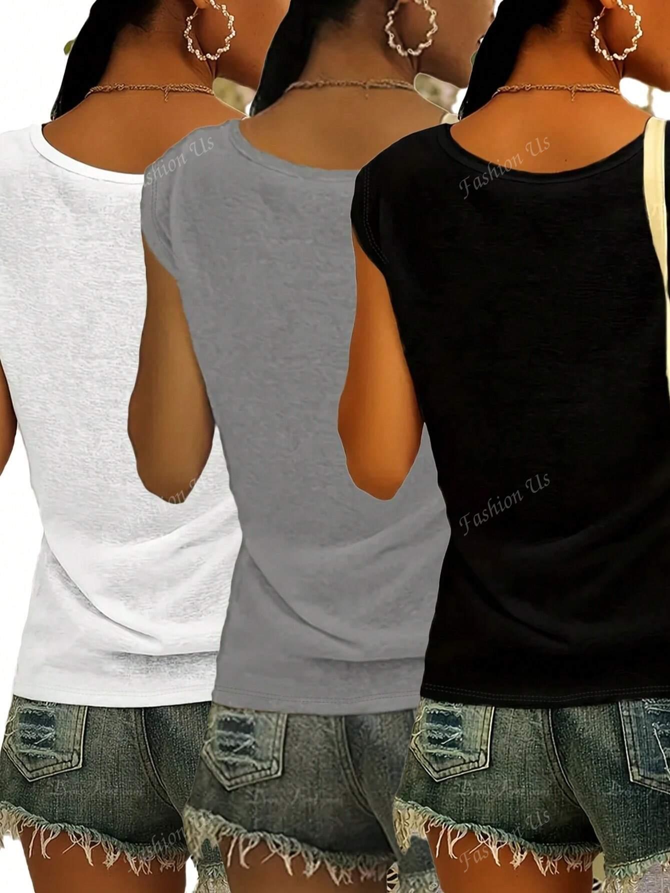 T-SHIRT V-NECK 3-pack
