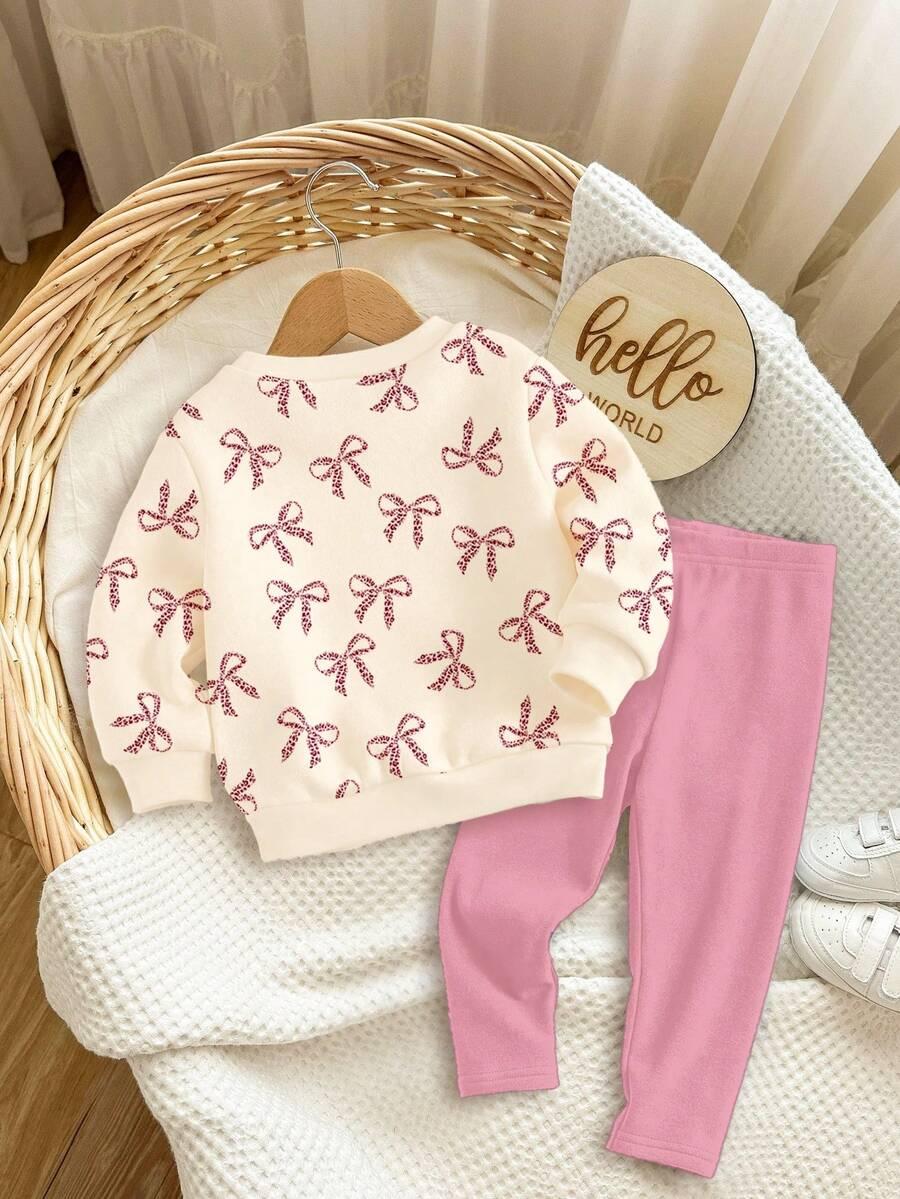 komplet bluza legginsy nadruk 