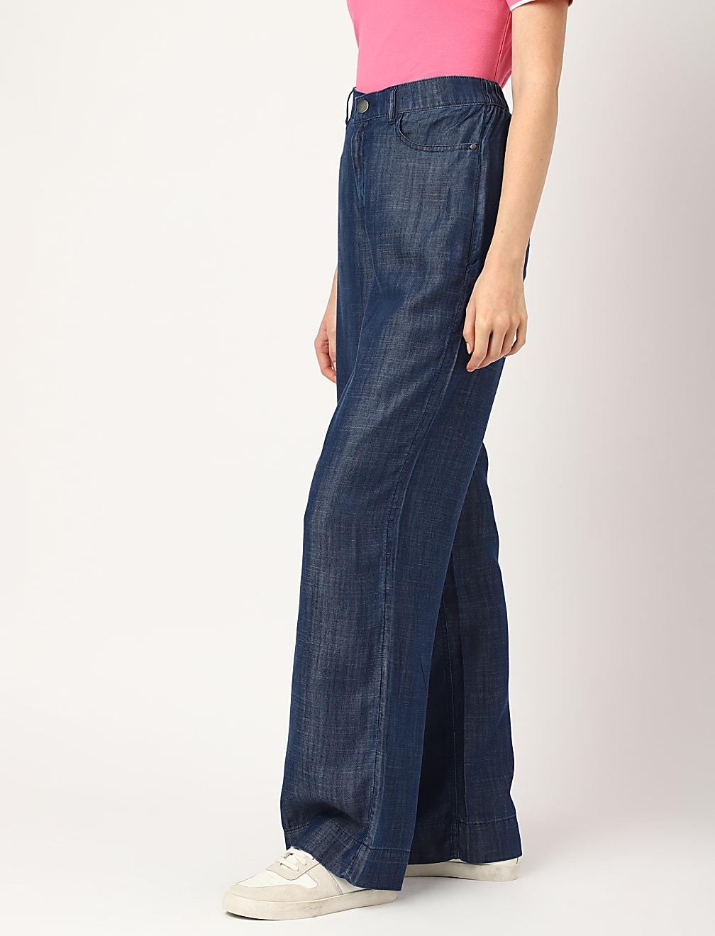 NIEBIESKIE SPODNIE JEANS T57-4225K-QP