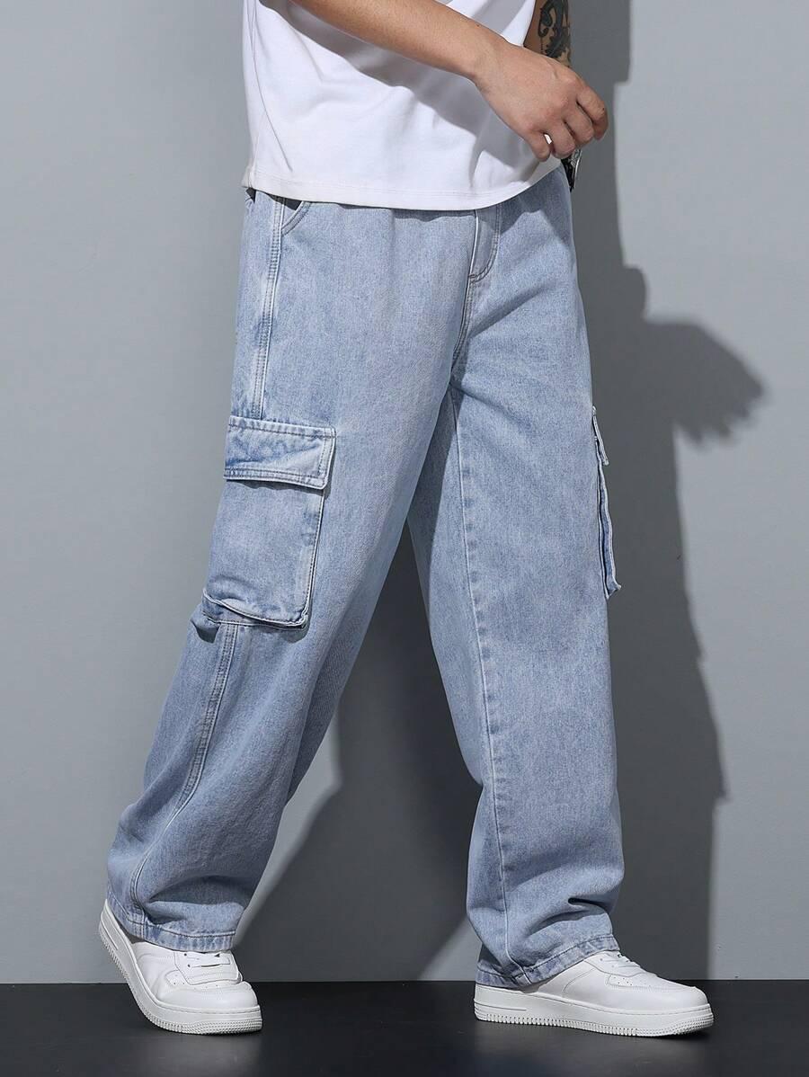 NIEBIESKIE SPODNIE JEANS