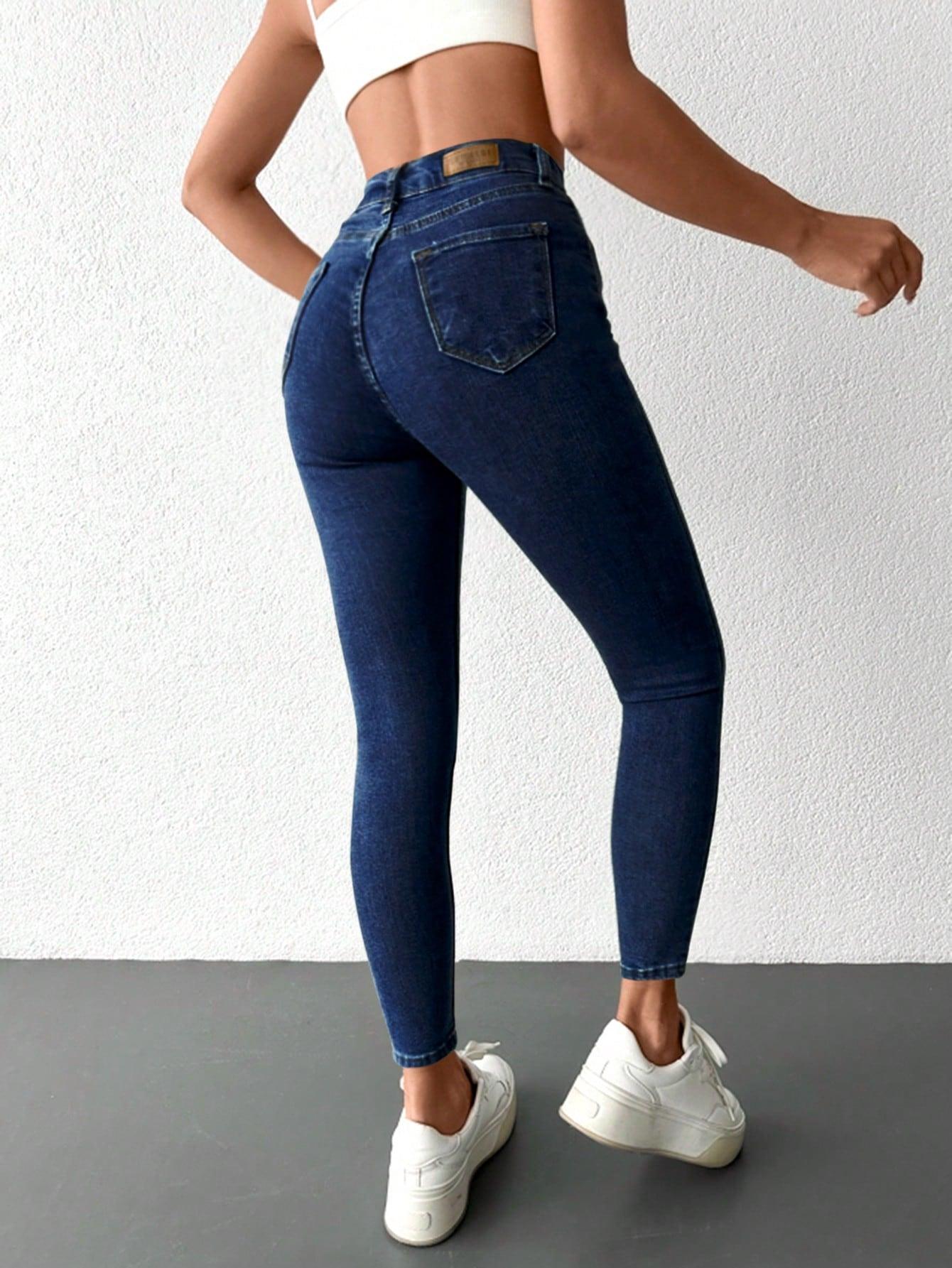 SPODNIE JEANS RURKI