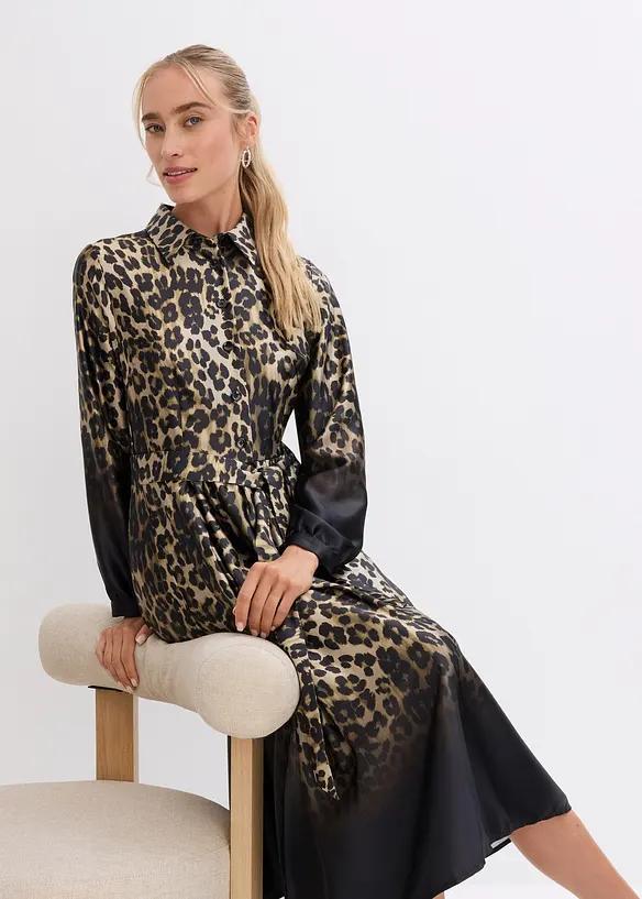 MIDI SUKIENKA ANIMAL PRINT 