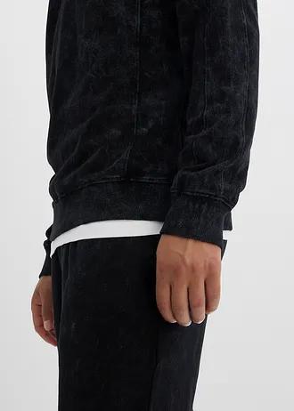 BLUZA Z EFEKTEM SPRANIA