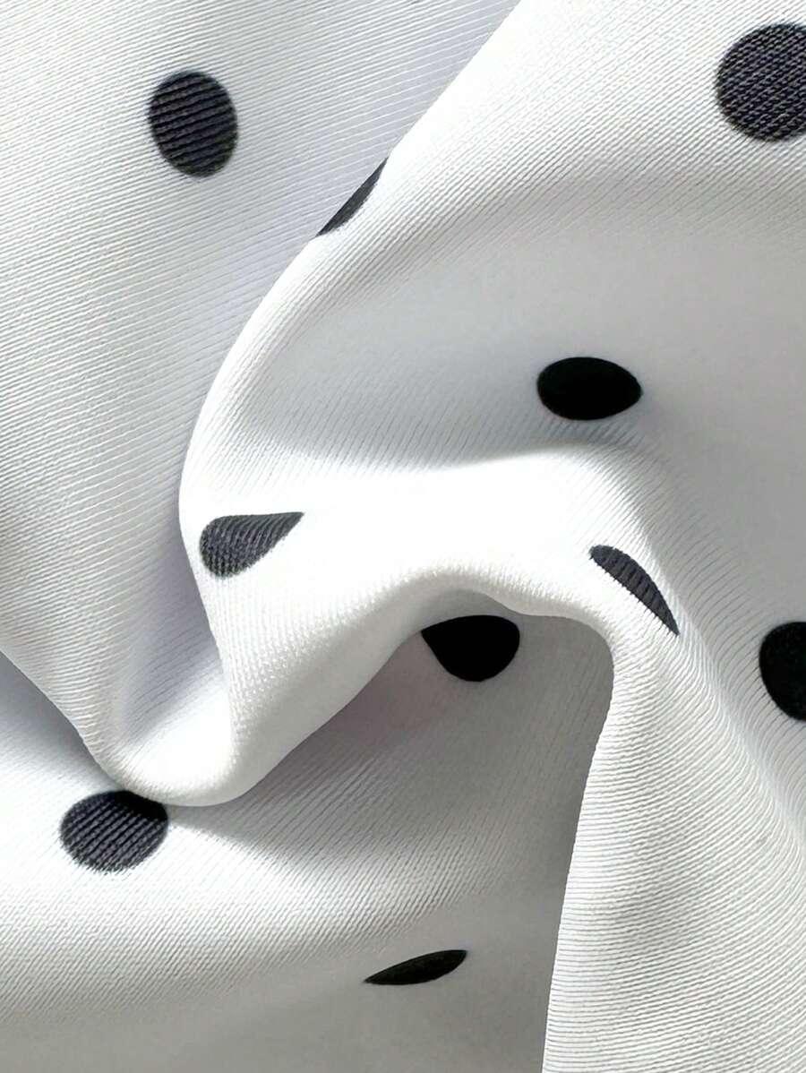 DWUCZĘŚCIOWE BIKINI DAMSKIE W KROPKI 
