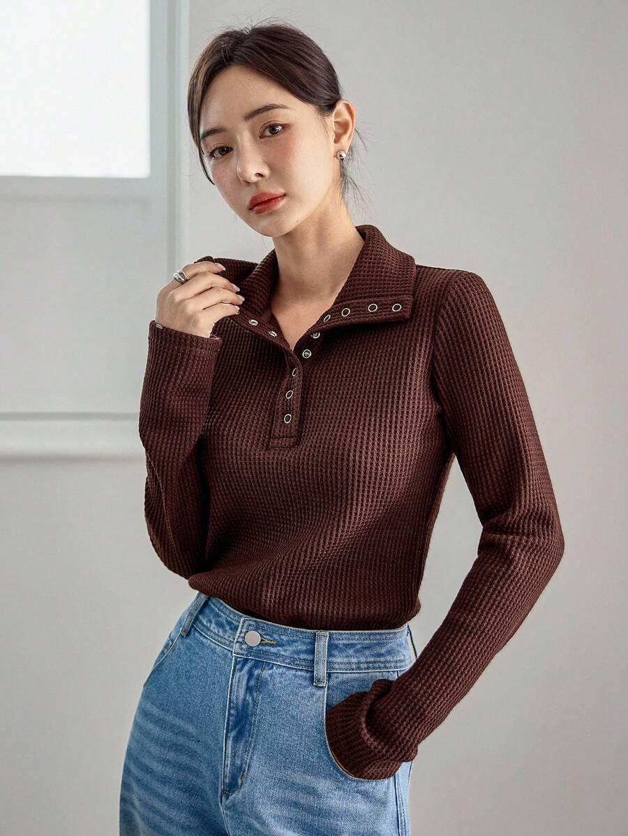 SWETER DAMSKI Z GOLFEM