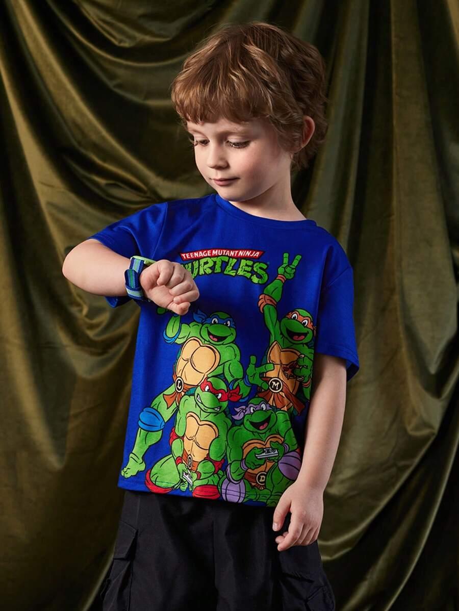 T-SHIRT CHŁOPIĘCY Z NADRUKIEM 