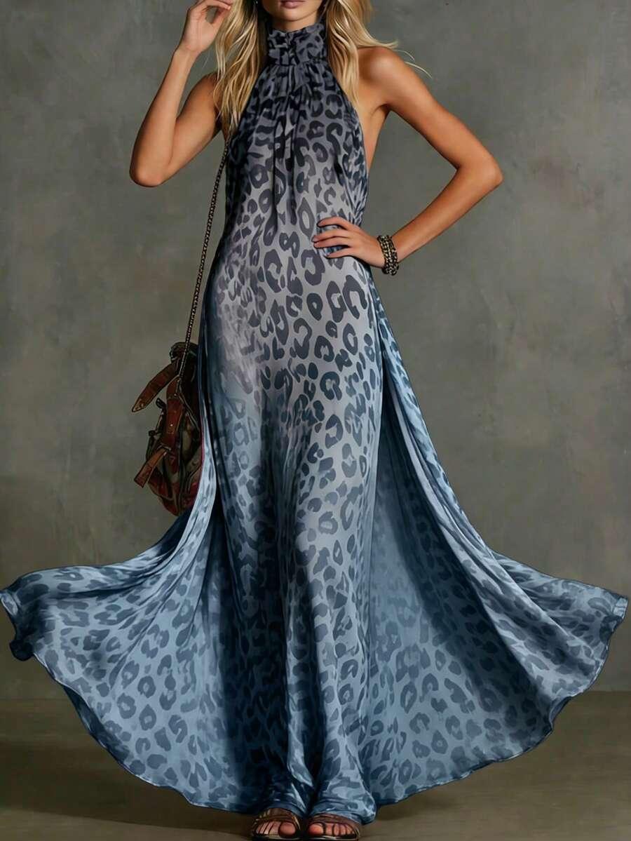 SUKIENKA MAXI ANIMAL PRINT