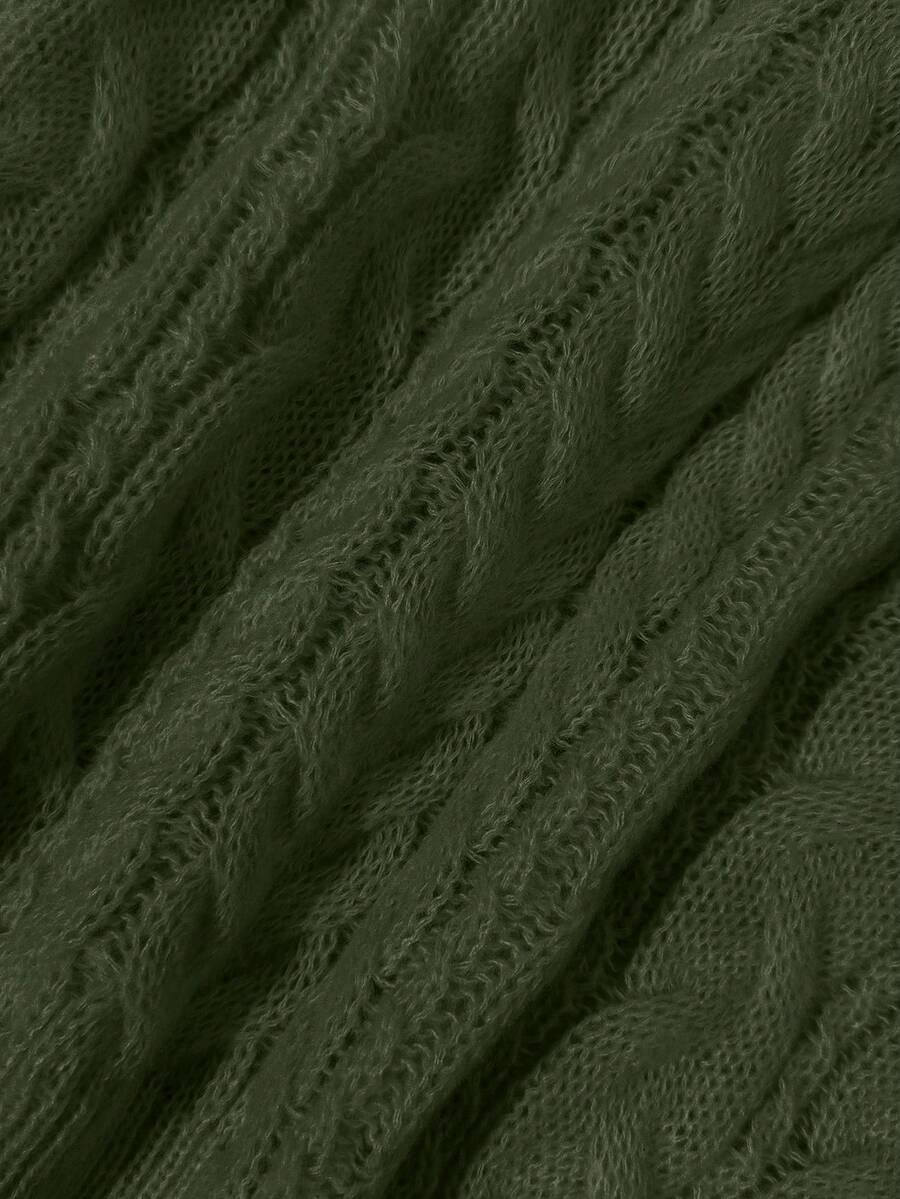 zielony sweter v neck