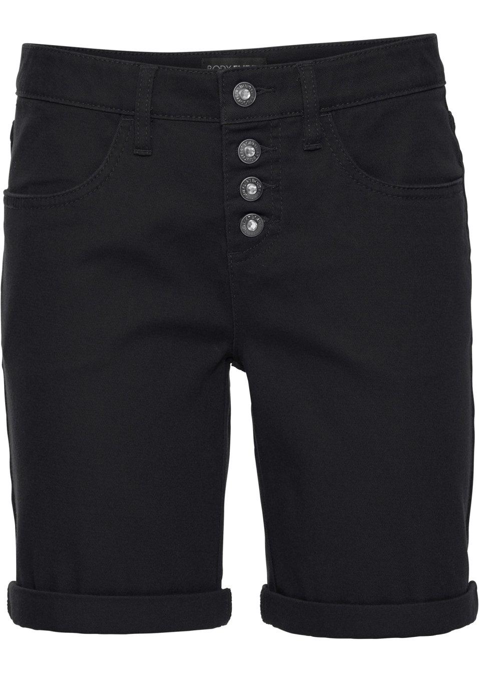 czarne spodenki jeans