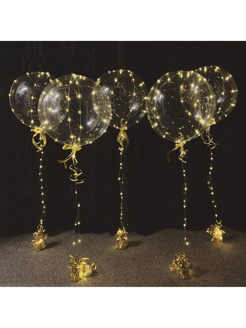 PRZEZROCZYSTE BALONY LED 2szt.