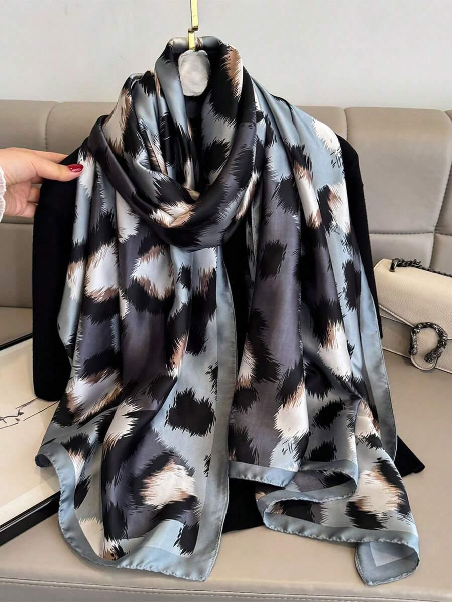 chusta na głowę animal print