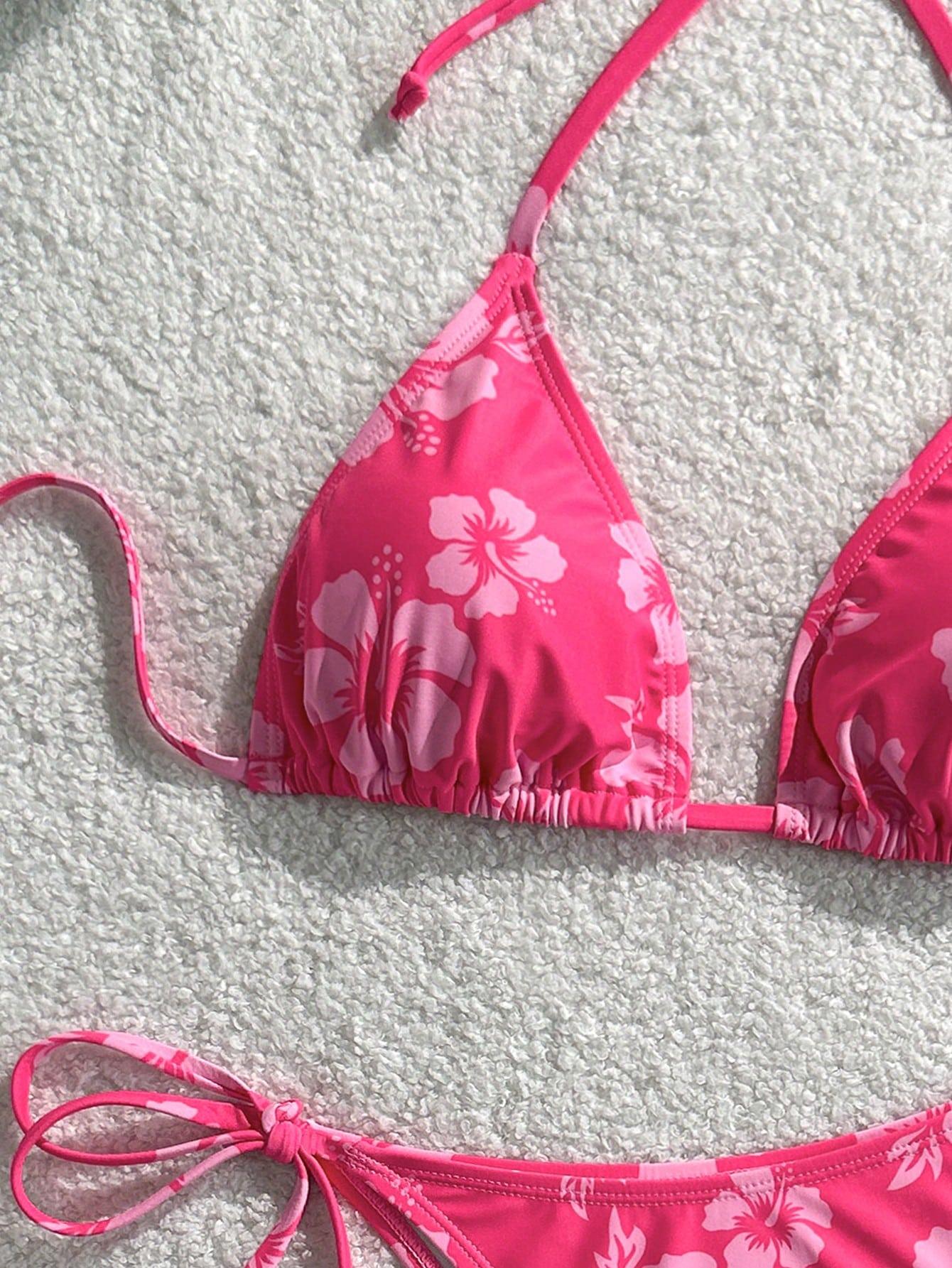 dół od bikini print 