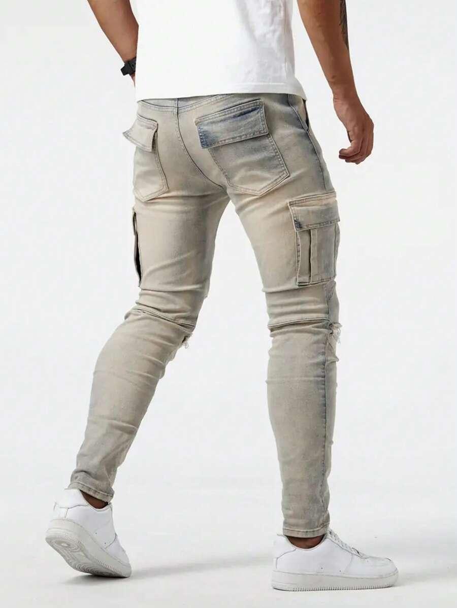 NIEBIESKIE SPODNIE JEANS