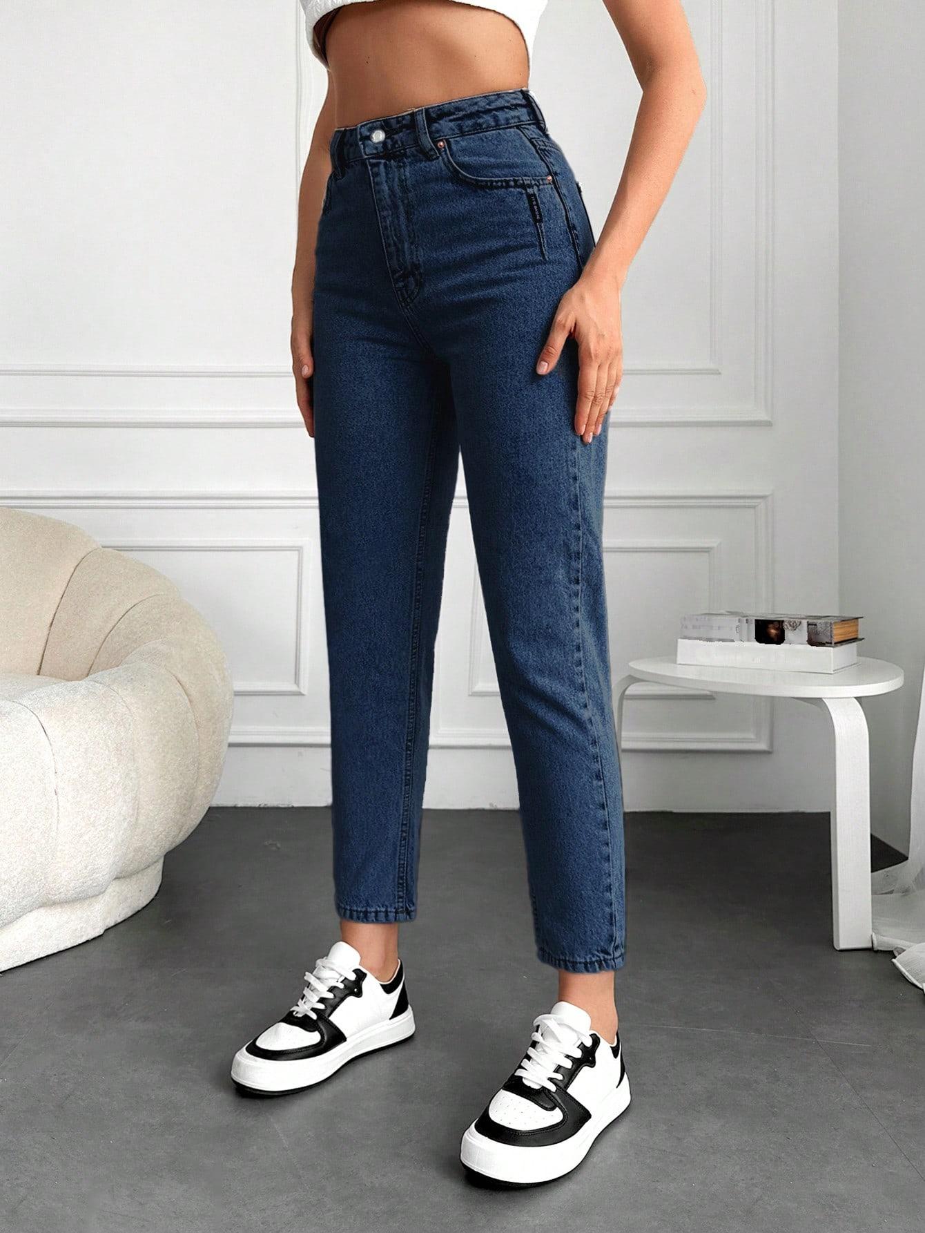 SPODNIE MOM JEANS WYSOKI STAN
