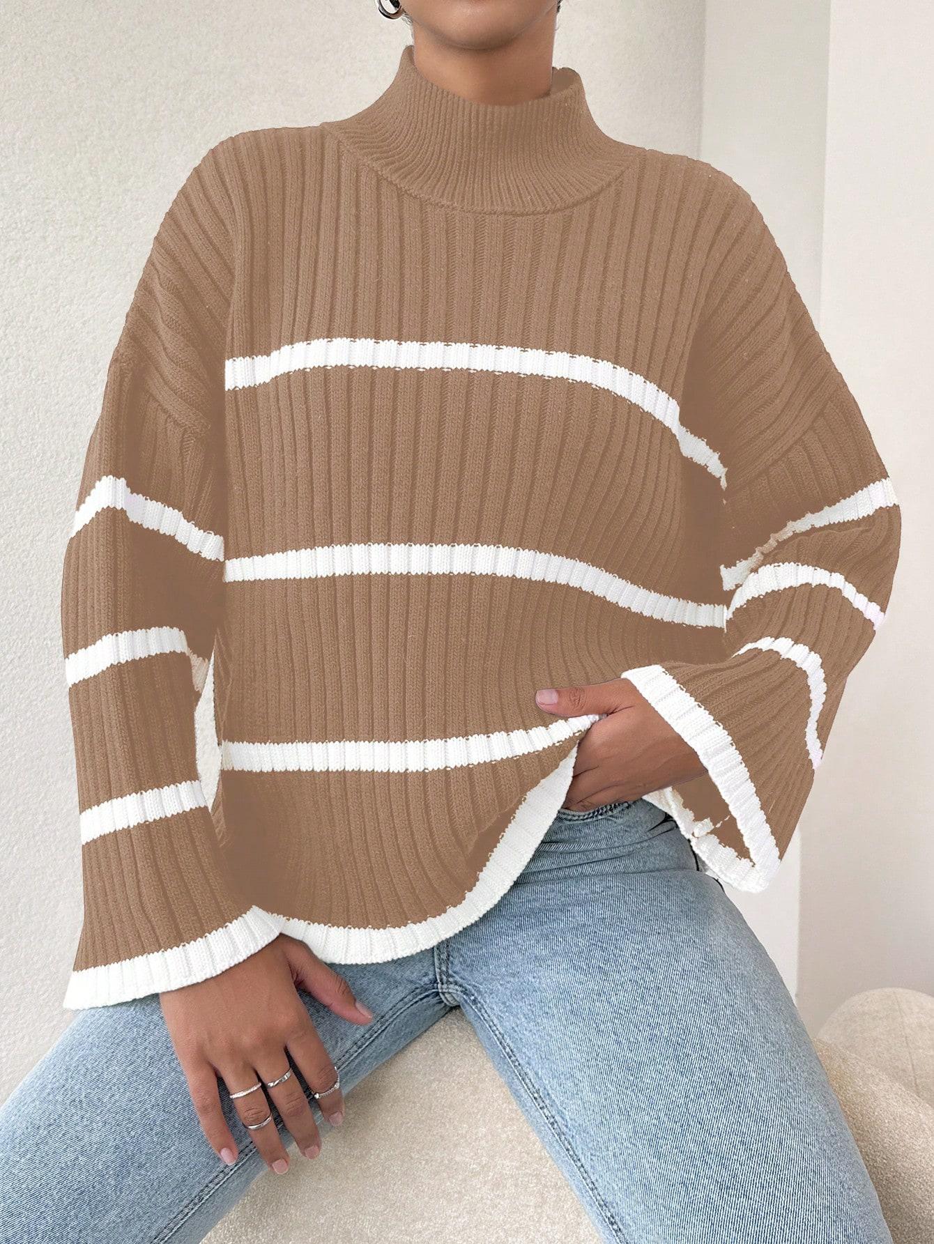 SWETER W PASKI Z GOLFEM 