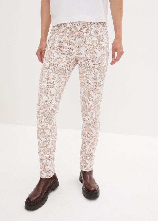 SPODNIE JEANS WE WZORY