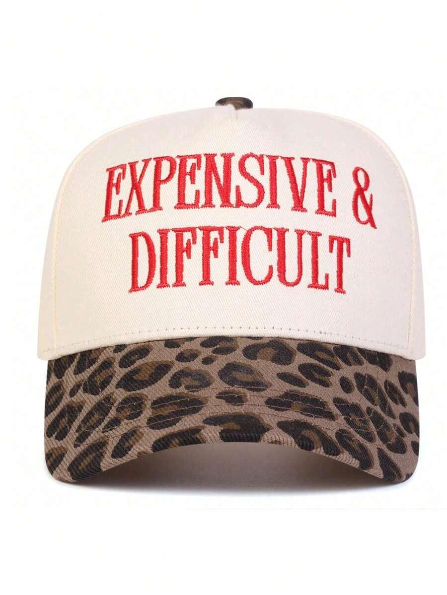 czapka z daszkiem animal print