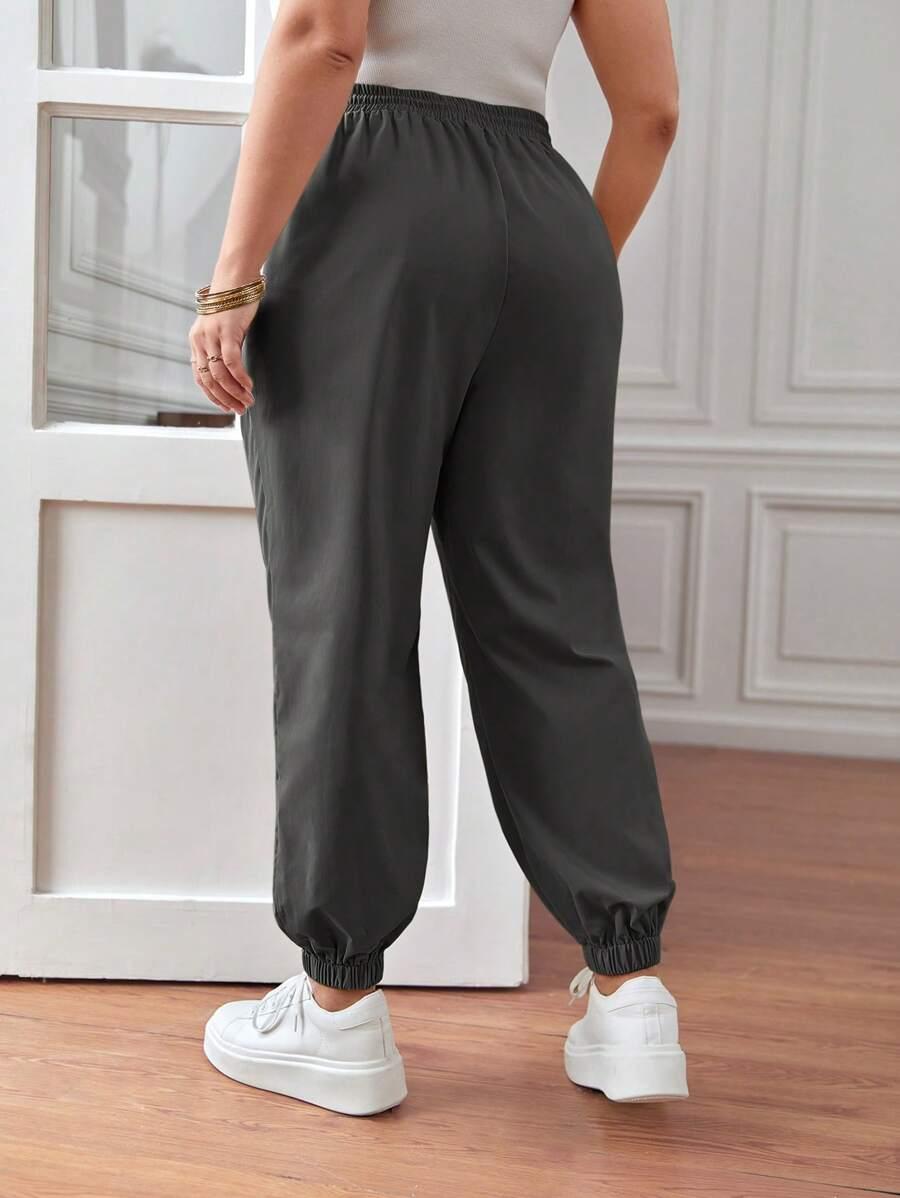 SZARE SPODNIE CASUAL