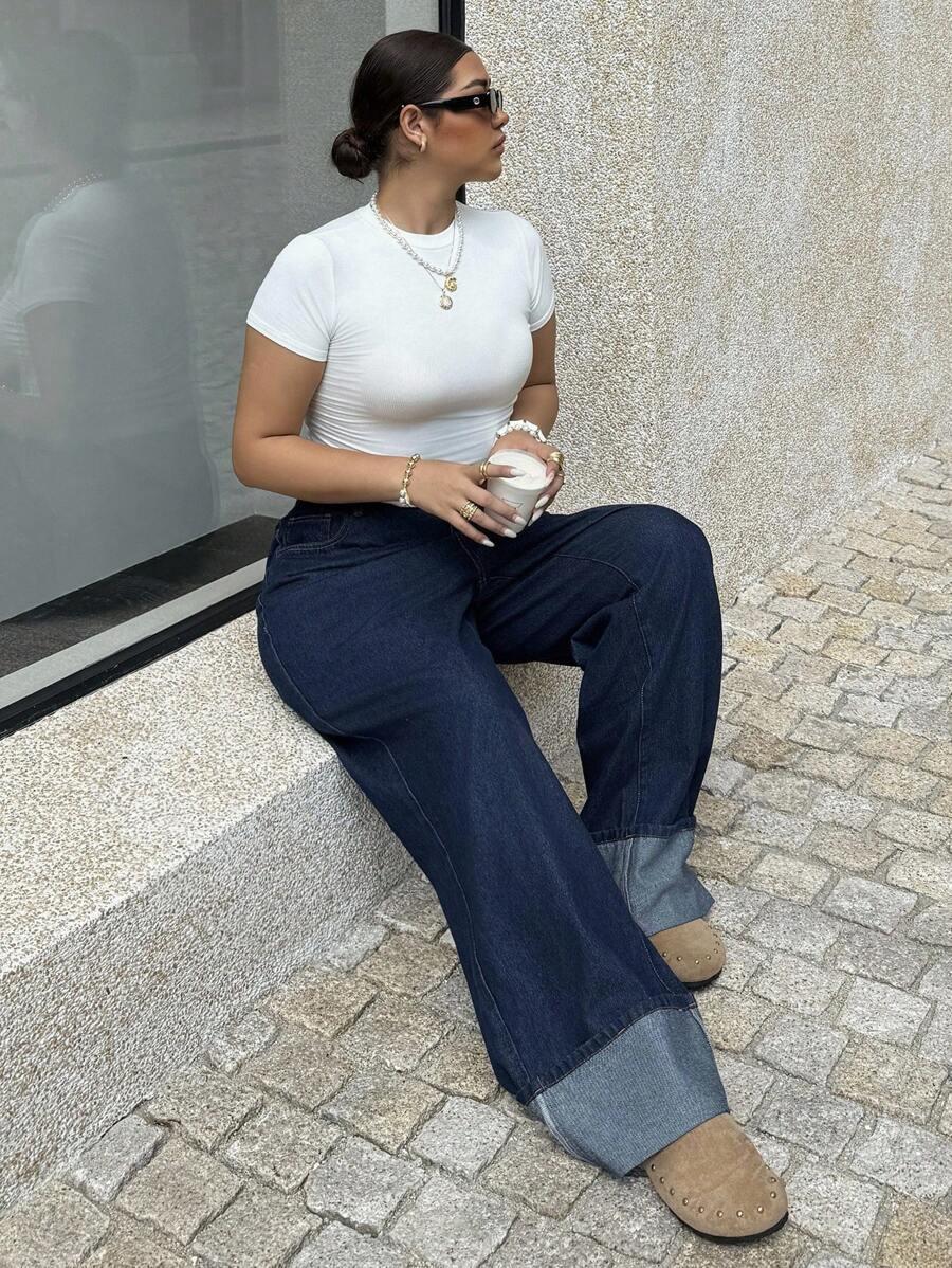 NIEBIESKIE SPODNIE JEANS