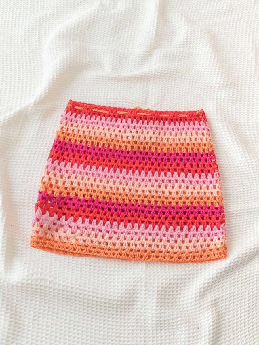 MINI SPÓDNICA WIAZANIE
