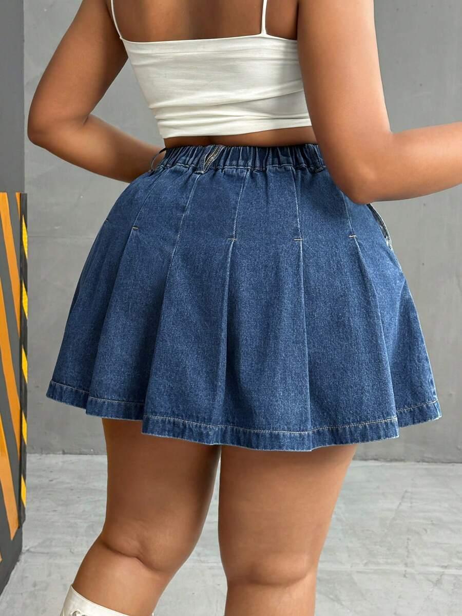 mini spódnica jeans