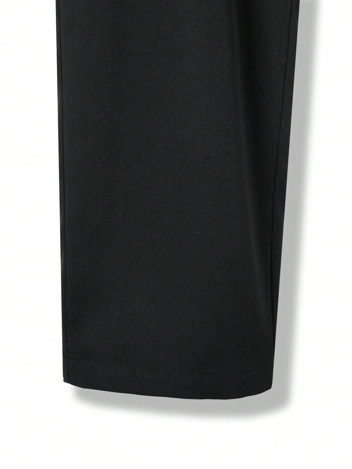 CZARNE ELEGANCKIE SPODNIE