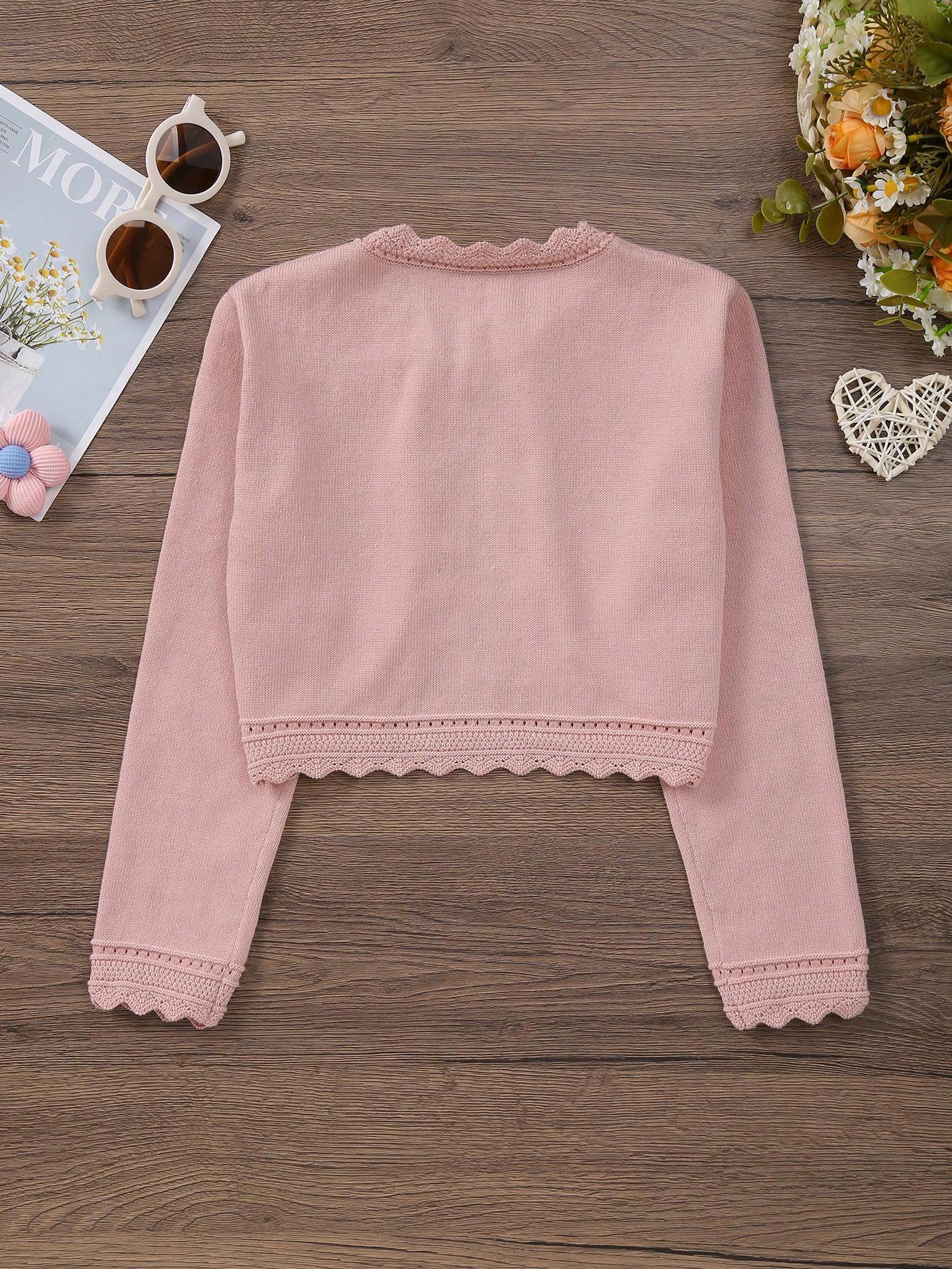 RÓŻOWY SWETER KARDIGAN