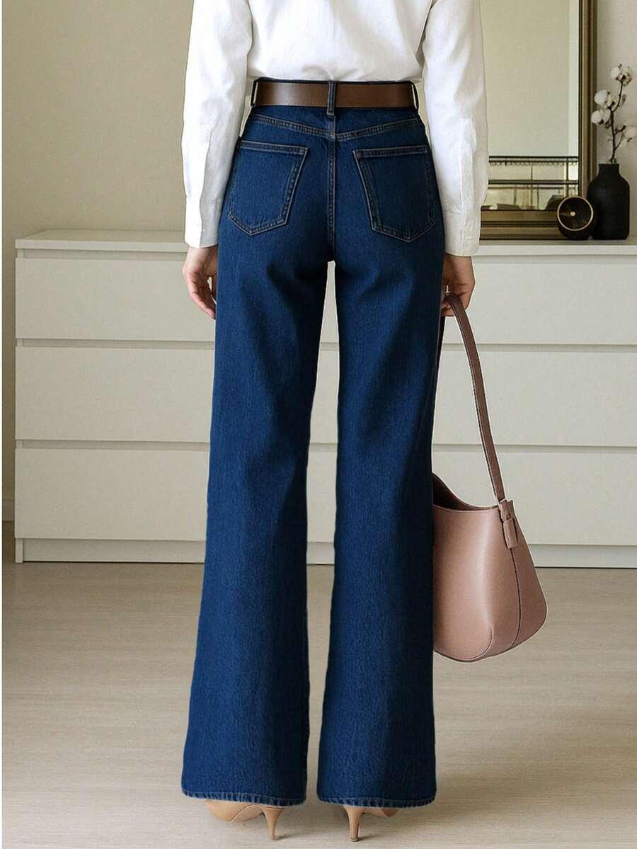 NIEBIESKIE SPODNIE JEANS