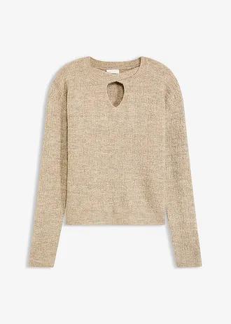 SWETER Z BŁYSZCZĄCĄ NITKĄ