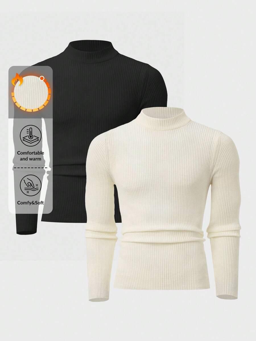 sweter prążki 2-pack