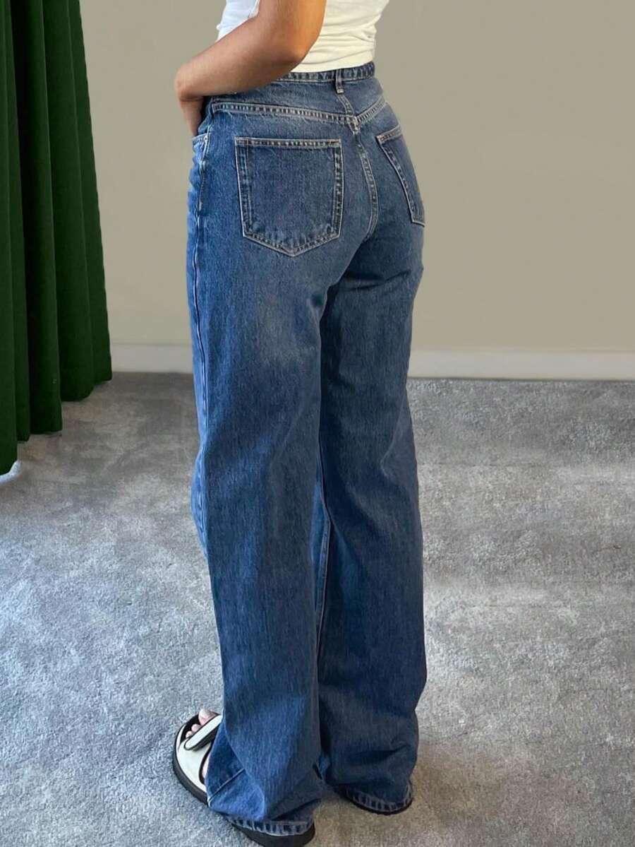 NIEBIESKIE SPODNIE JEANS 