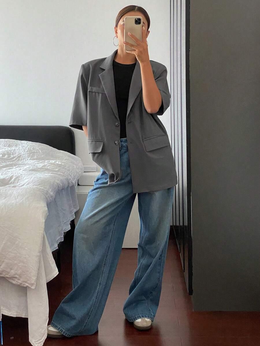 SZARA MARYNARKA CASUAL