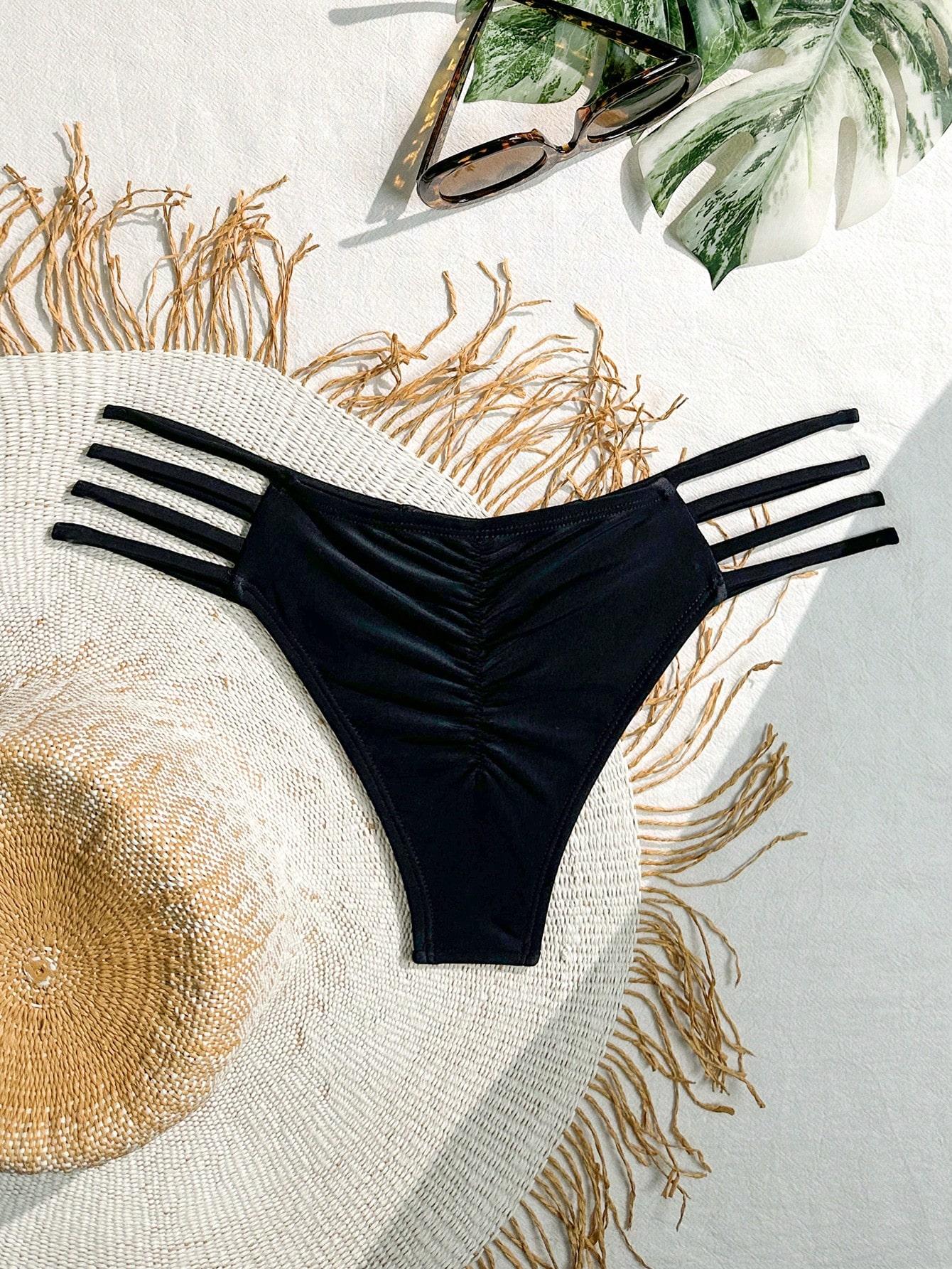 czarny dół od bikini
