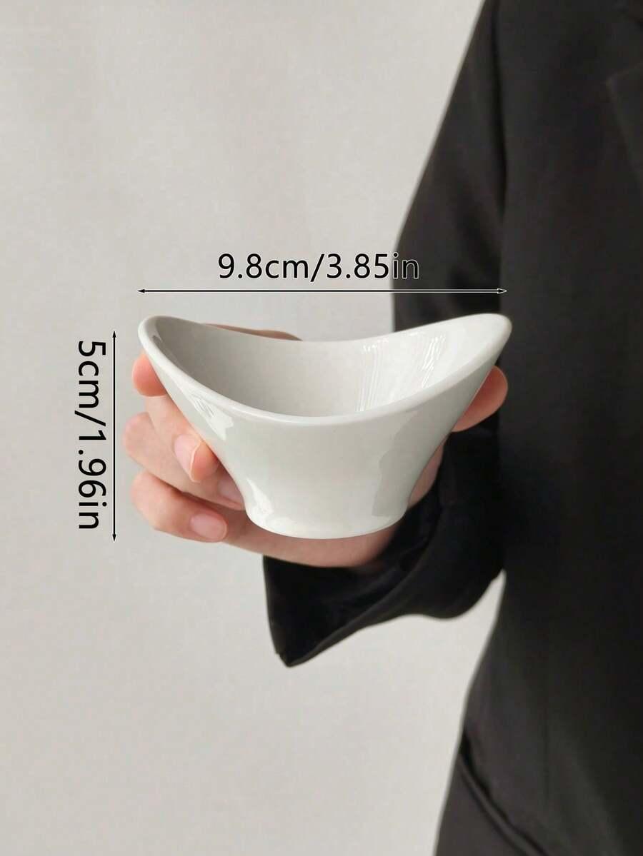 białe ceramiczne talerzyki 4 pack 