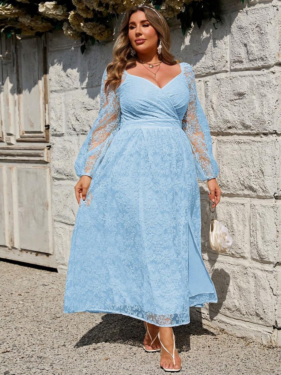 NIEBIESKA MAXI SUKIENKA