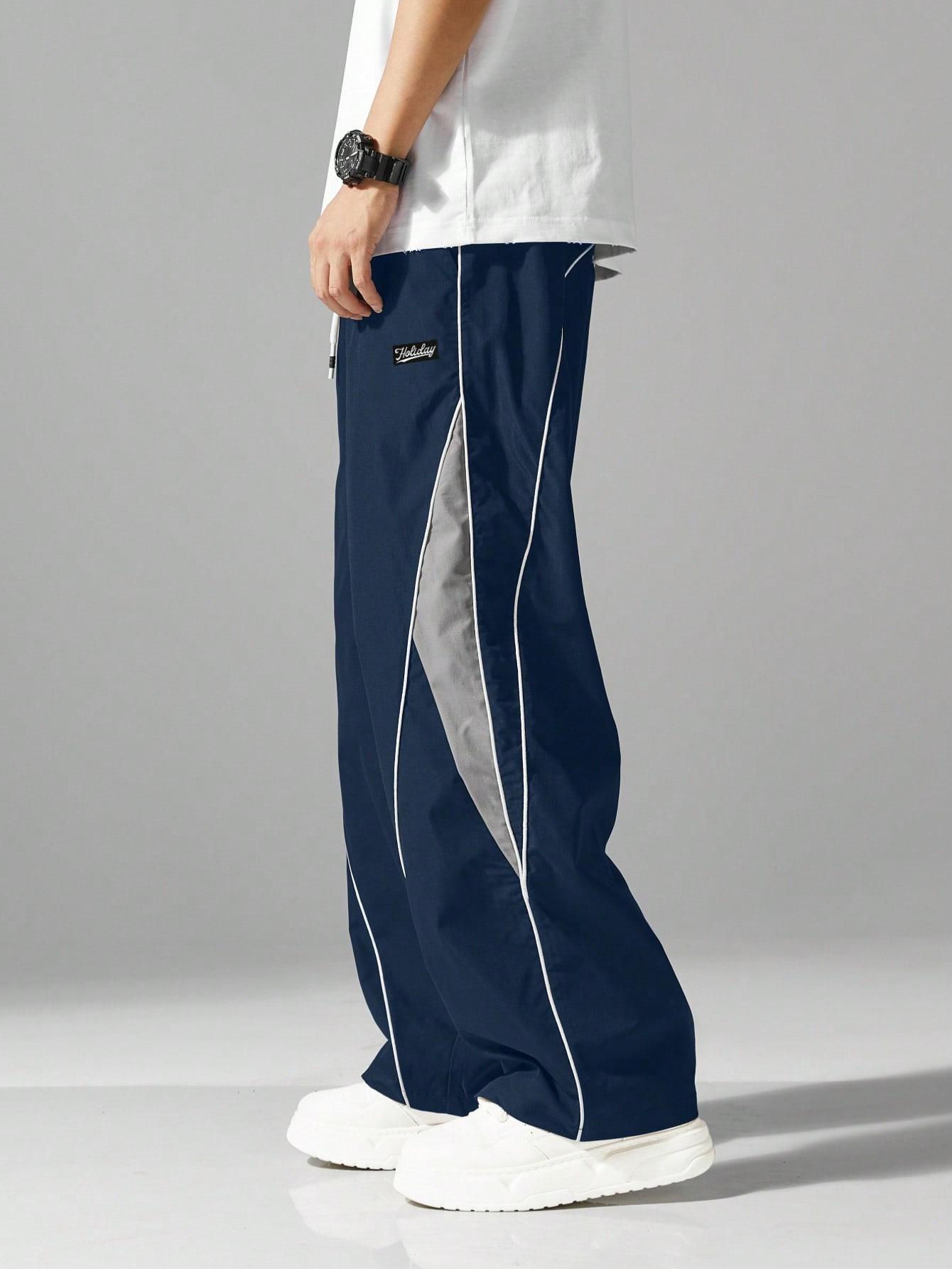 niebieskie spodnie casual 