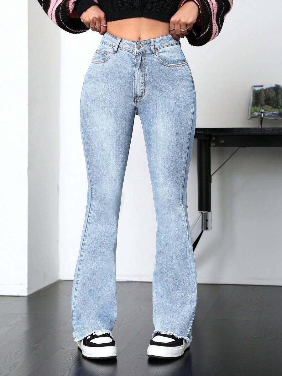 NIEBIESKIE SPODNIE JEANS