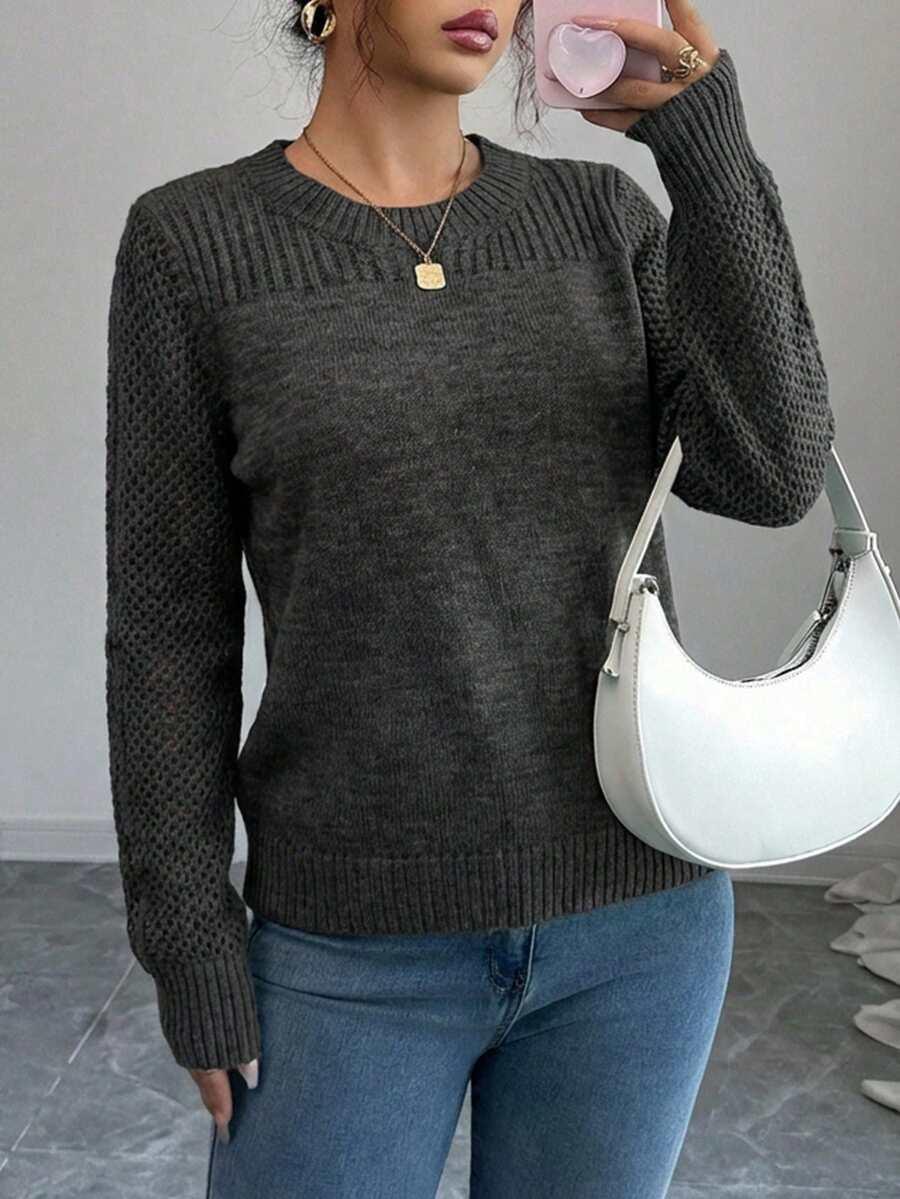 SWETER DAMSKI SZARY