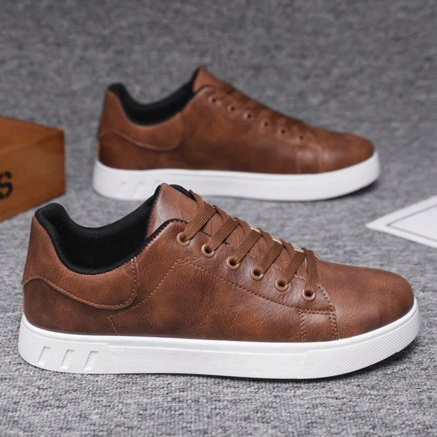 BRĄZOWE SPORTOWE BUTY