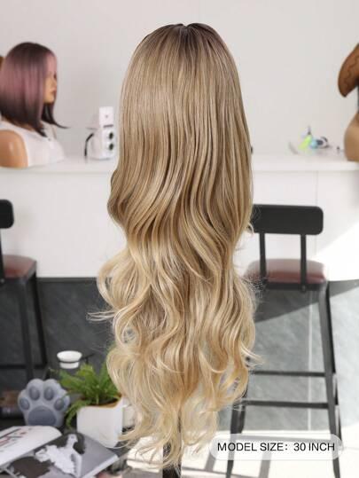 BLOND PERUKA WŁOSY SYNTETYCZNE