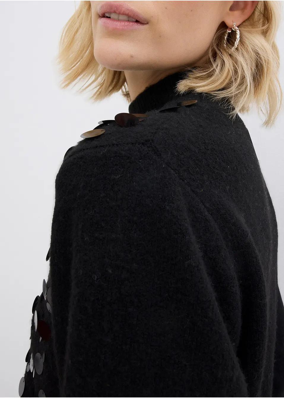 SWETER DAMSKI CZARNY