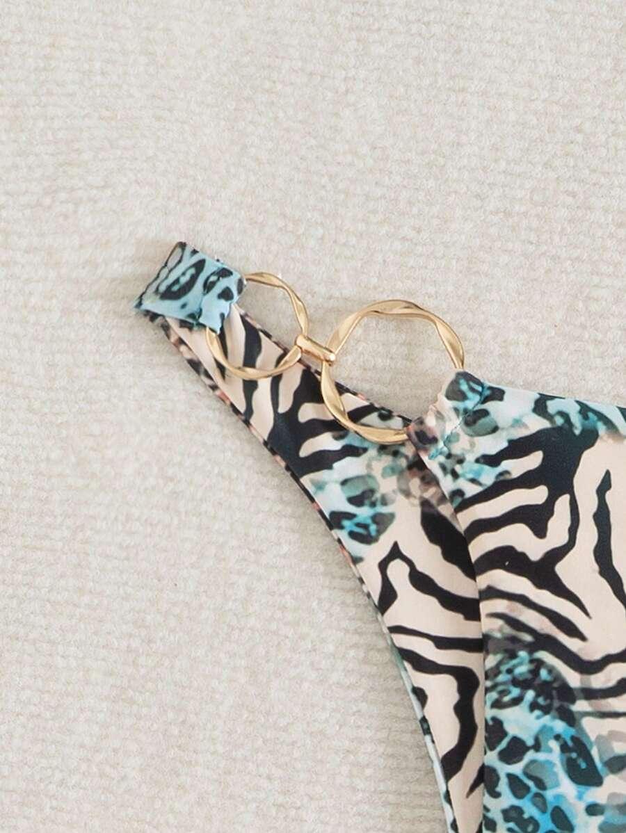 DÓŁ OD BIKINI ANIMAL PRINT